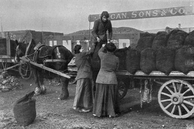 Women as Coal Workers, War Office Photographs, 1916 by English Photographer